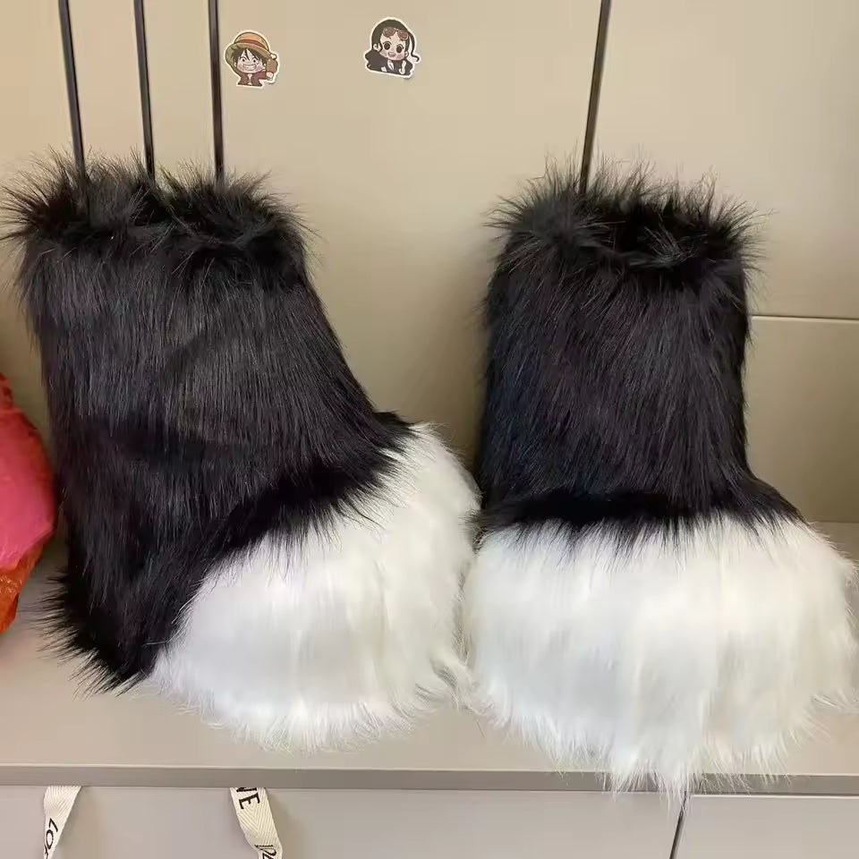 Furry Claw Shoes